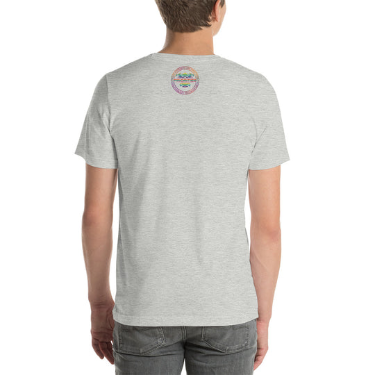 Short-Sleeve Unisex T-Shirt / With all multi color logo.