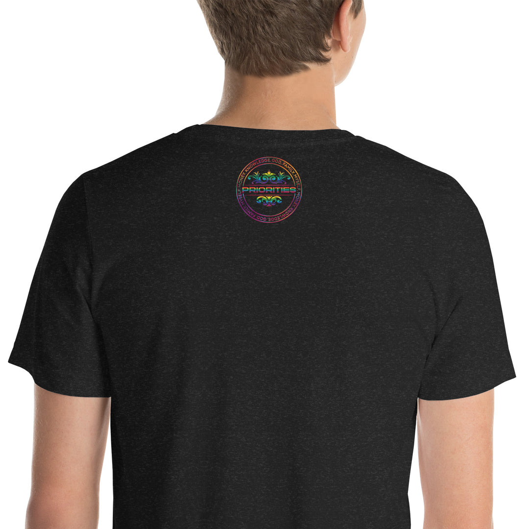 Short-Sleeve Unisex T-Shirt / With all multi color logo.