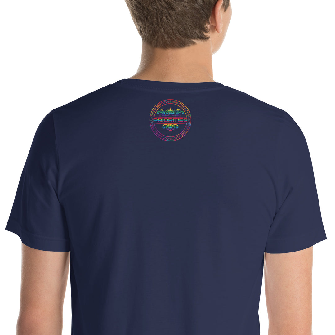 Short-Sleeve Unisex T-Shirt / With all multi color logo.