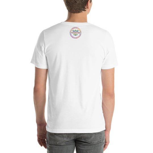Short-Sleeve Unisex T-Shirt / With all multi color logo.