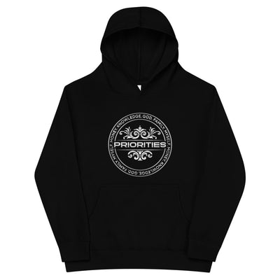 Kids fleece hoodie / With the all Platinum logo