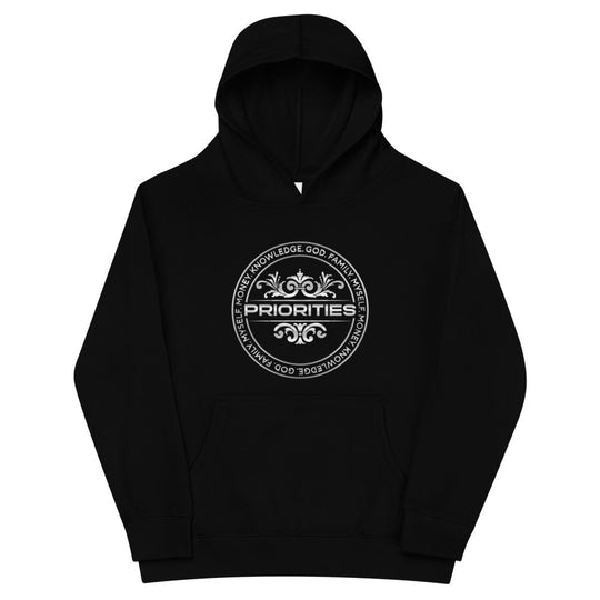 Kids fleece hoodie / With the all Platinum logo