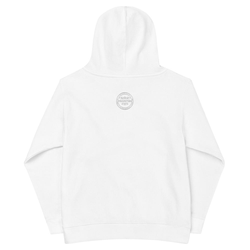 Kids fleece hoodie / With the all Platinum logo