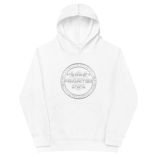 Kids fleece hoodie / With the all Platinum logo