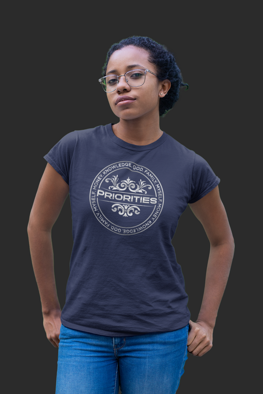 Short-Sleeve Unisex T-Shirt / With the all Platinum Priorities logo