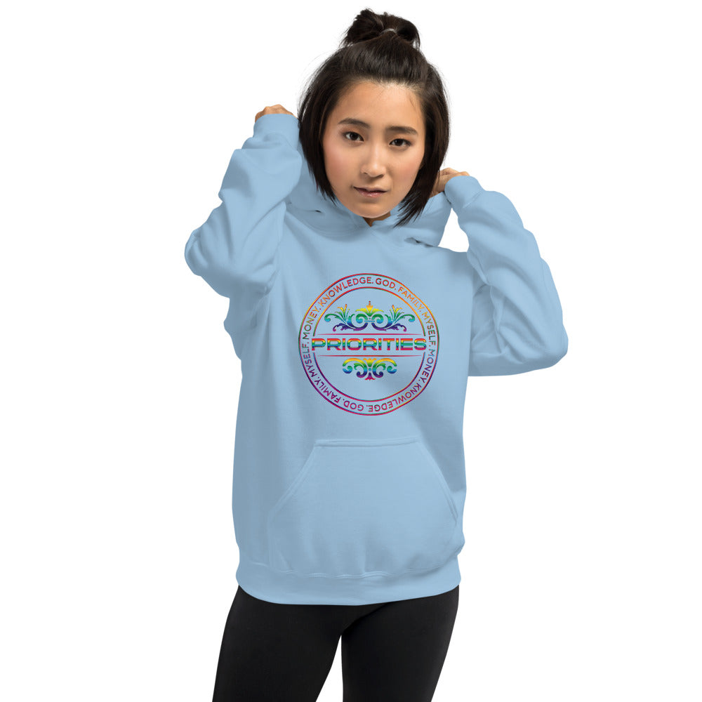 Unisex Hoodie / With all Multi color logo