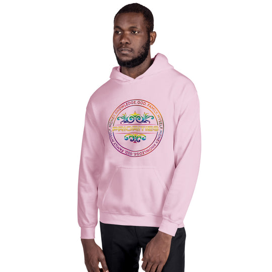 Unisex Hoodie / With multi color & gold logo