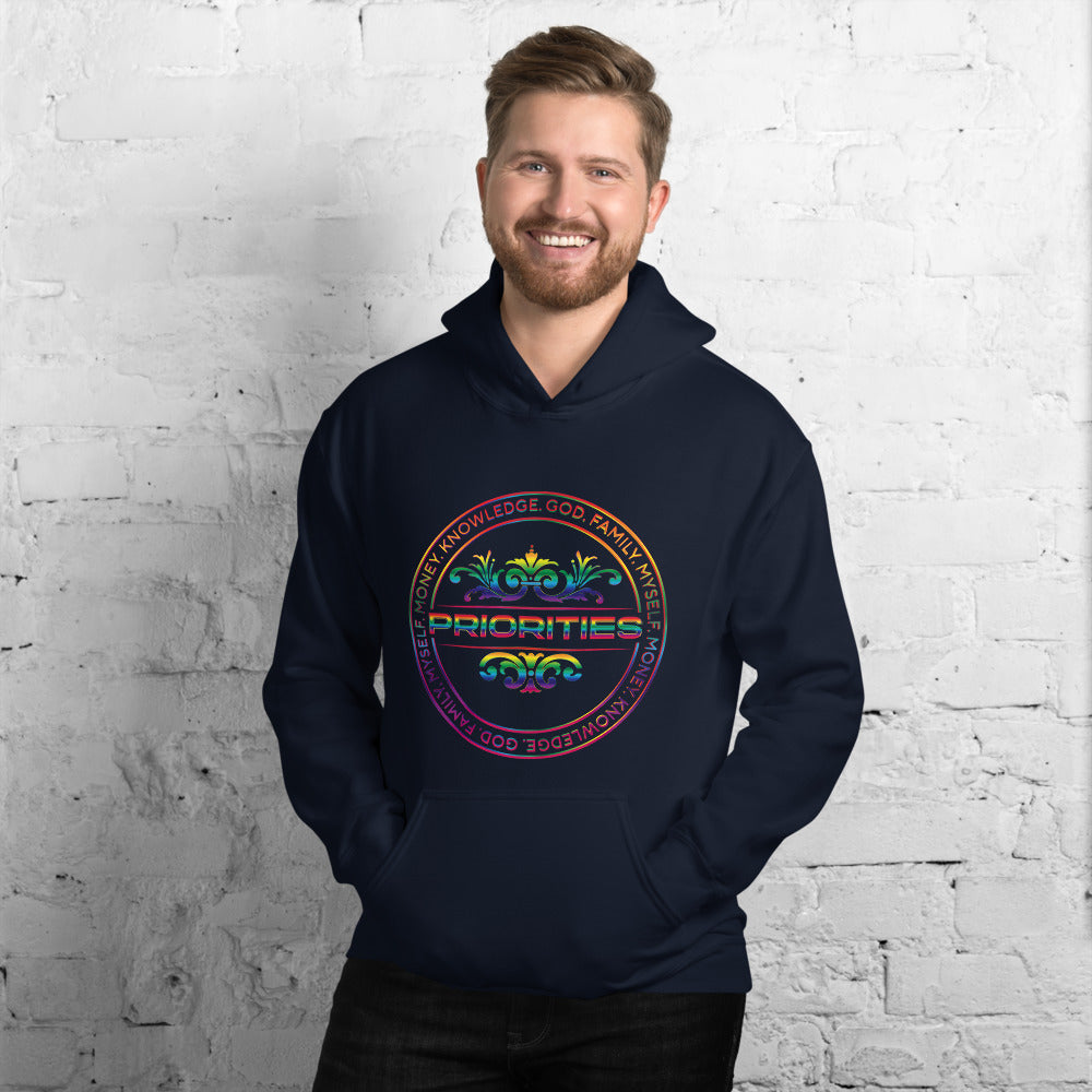 Unisex Hoodie / With the all multi color logo