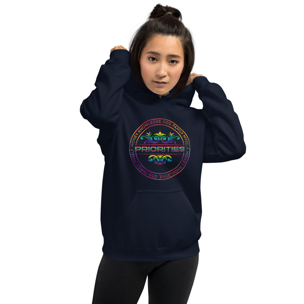 Unisex Hoodie / With all Multi color logo