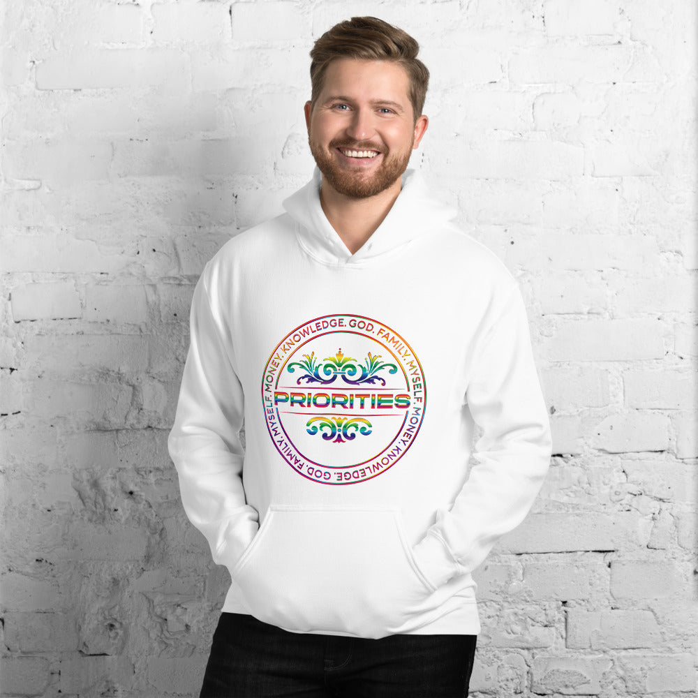 Unisex Hoodie / With the all multi color logo
