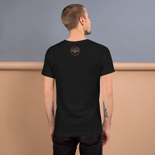Short-Sleeve Unisex T-Shirt / With gold & multi color logo