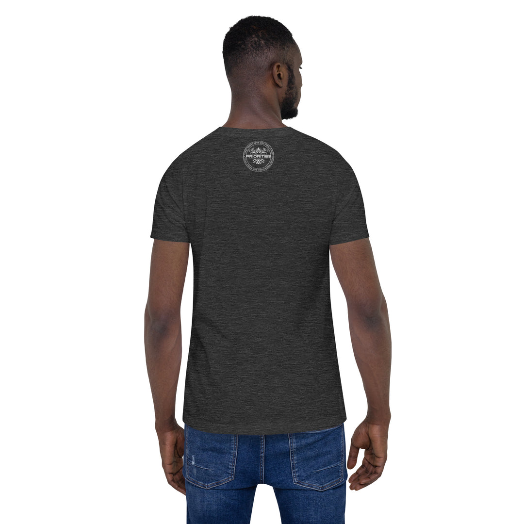 Short-Sleeve Unisex T-Shirt / With all Platinum Priorities logo.