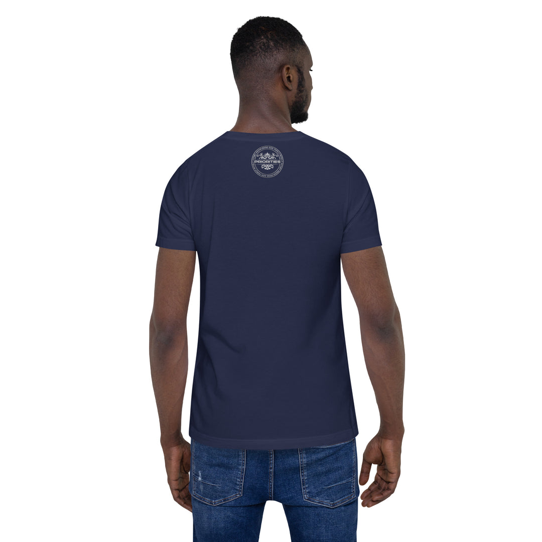 Short-Sleeve Unisex T-Shirt / With all Platinum Priorities logo.